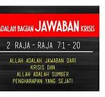 Renungan 2 Raja Raja 1 Ayat 1 18